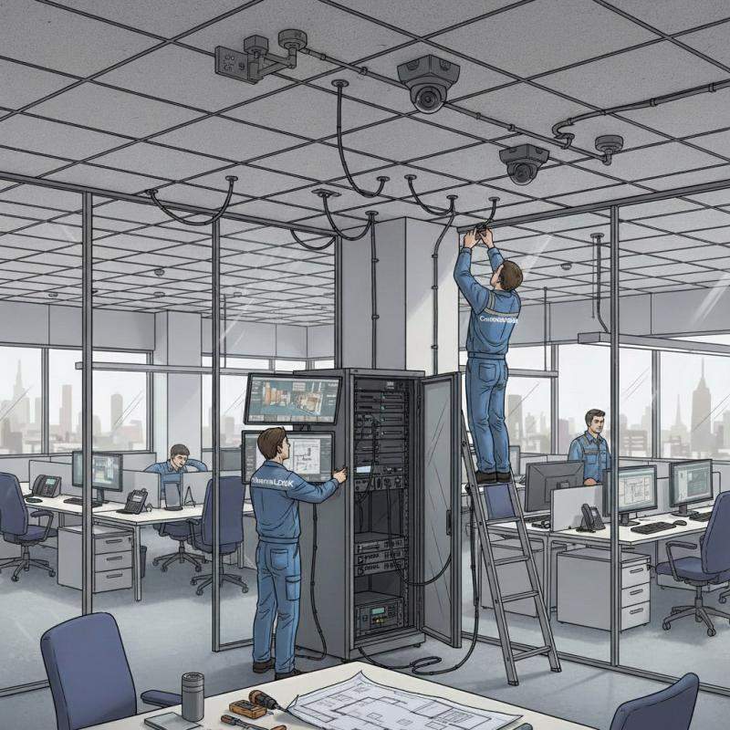 Установить видеонаблюдение в офисе