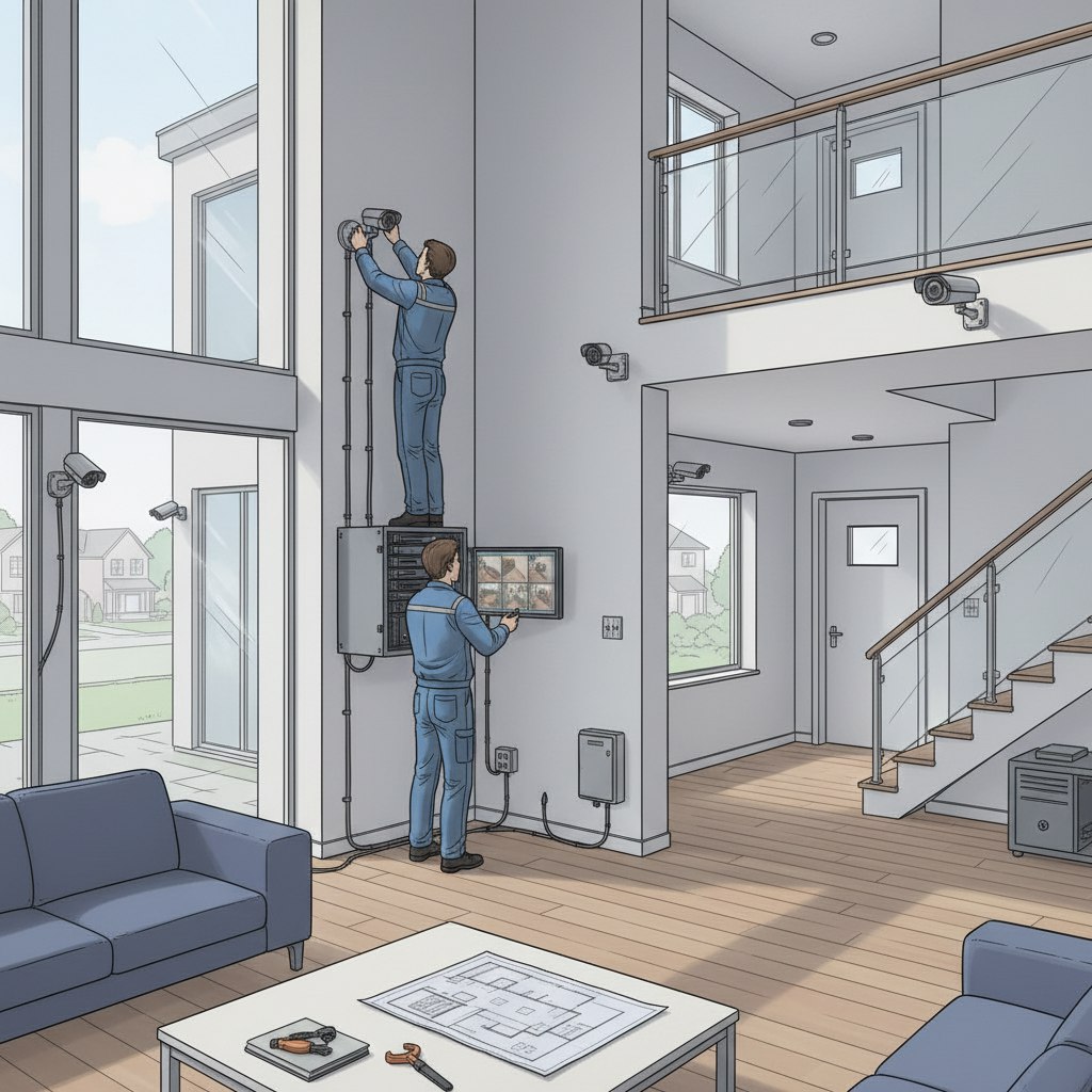 Установить видеонаблюдения в доме Установить видеонаблюдения в доме