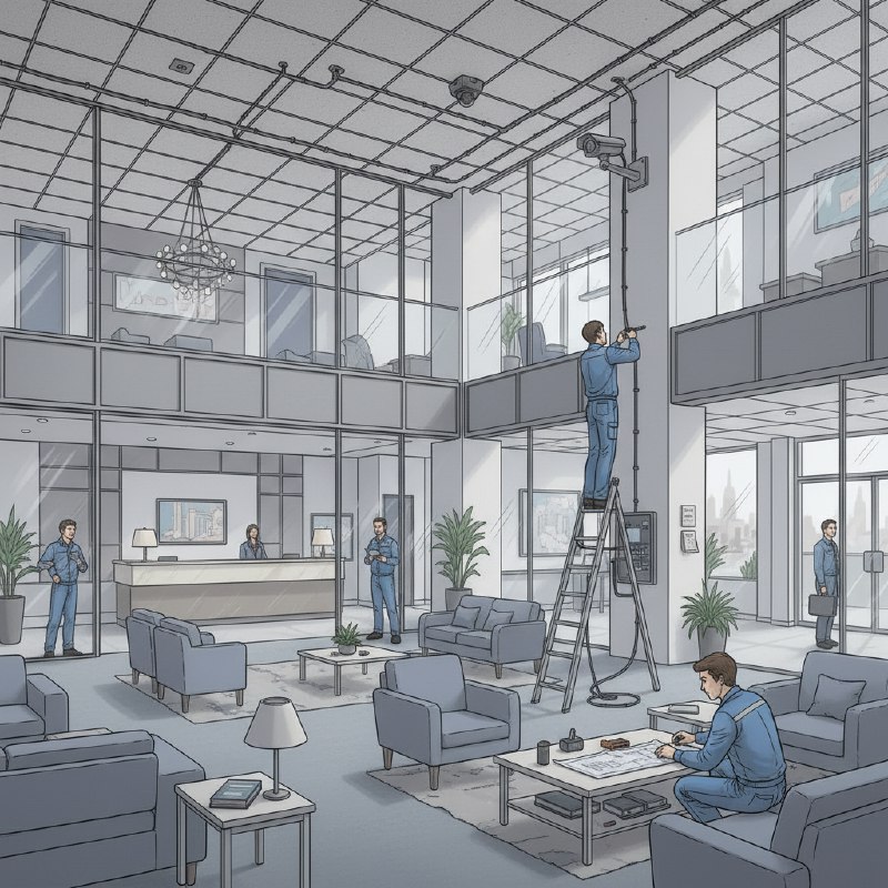 Установить видеонаблюдение в гостинице cameralook Установить видеонаблюдение в гостинице cameralook