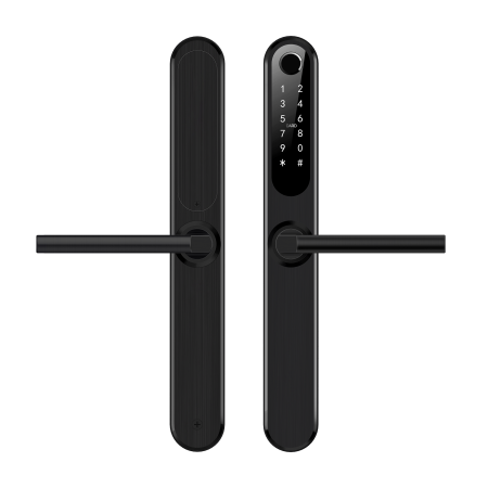 Smart Slim BLACK - узкий умный замок для отелей и офисов