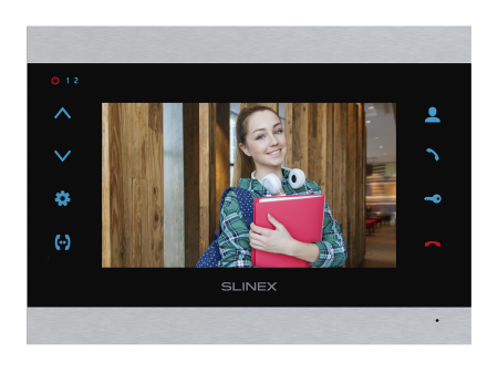 Видеодомофон Slinex SL‑07N Cloud Серебро + черный