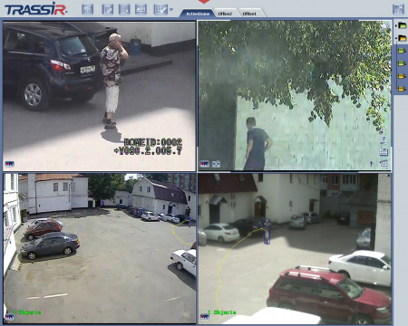 Автоматическое управление поворотными камерами TRASSIR ActiveDome+ (SIMT в комплекте)