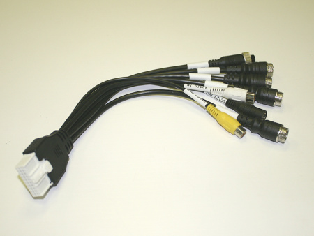 Штекер коммутации камер с регистратором ВизорМОНИТОР