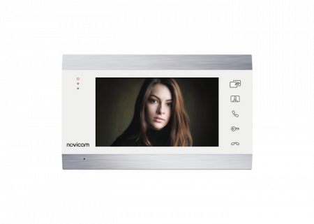 MAGIC 7C WHITE - видеодомофон с 7" дисплеем и встроенным модулем сопряжения