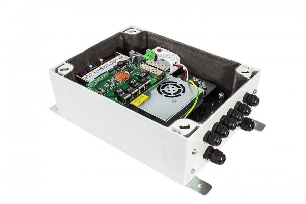 Коммутатор «Релион» SW-2G-2Poe+/120W-UPS