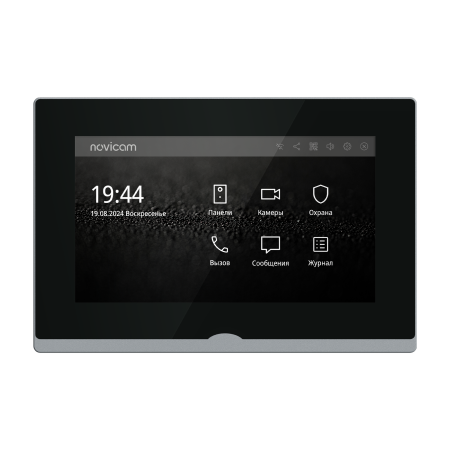 IMPULSE 7 IP WIFI BLACK - IP видеодомофон с сенсорным дисплеем 7"